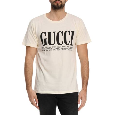 gucci black and white t shirt|gucci t shirt men white.